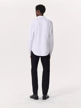 Tomlin Pima Cotton Shirt - White-RAG + BONE-Over the Rainbow