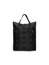 Trail Rolltop Tote Bag - Black-Rains-Over the Rainbow