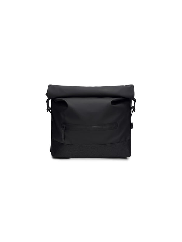 Trail Rolltop Messenger Bag - Black-Rains-Over the Rainbow