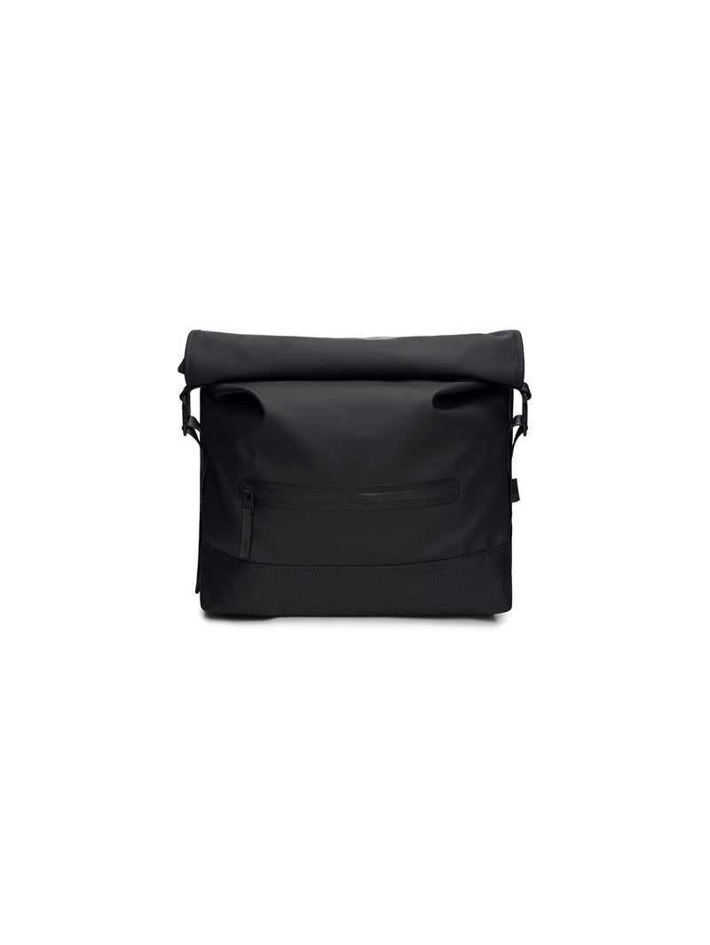 Trail Rolltop Messenger Bag - Black-Rains-Over the Rainbow