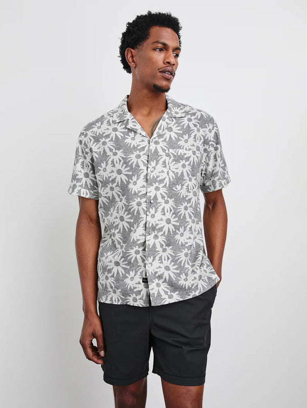 Waimea Shirt - Perennial Charcoal White-Rails-Over the Rainbow