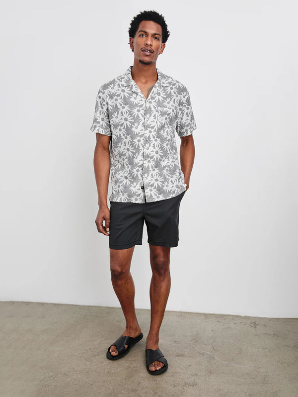 Waimea Shirt - Perennial Charcoal White-Rails-Over the Rainbow