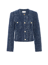 Denim Boucle Cardigan - Magic-FRAME-Over the Rainbow