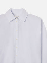 The Seersucker Classic Shirt - Light Chambray-FRAME-Over the Rainbow