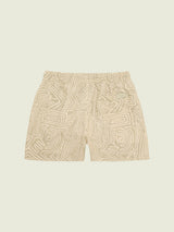 Swim Short - Cream Golconda-OAS-Over the Rainbow