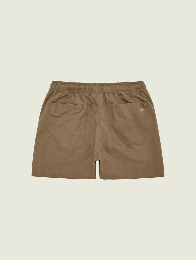 Linen Short - Taupe-OAS-Over the Rainbow