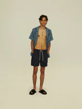 Linen Short - Navy-OAS-Over the Rainbow