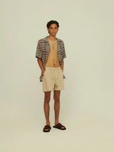 Linen Short - Beige-OAS-Over the Rainbow