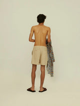 Linen Short - Beige-OAS-Over the Rainbow