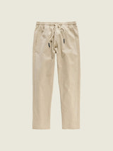 Linen Long Pant - Beige-OAS-Over the Rainbow