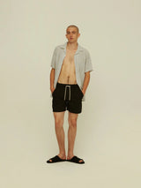 Linen Short - Black-OAS-Over the Rainbow