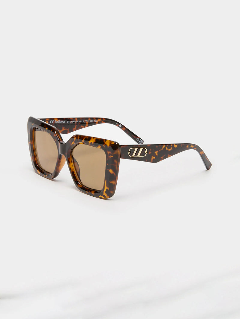 Unimaginable Sunglasses - Dark Tort Brown Mono-LE SPECS-Over the Rainbow