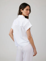 Two Pocket Short Sleeve Shirt - White