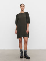 Karina Gauze Dress - Black-Velvet-Over the Rainbow