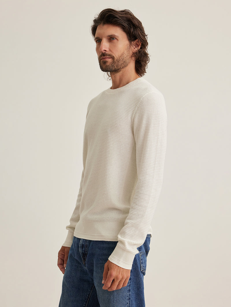 Ace Thermal Sweater - Cream