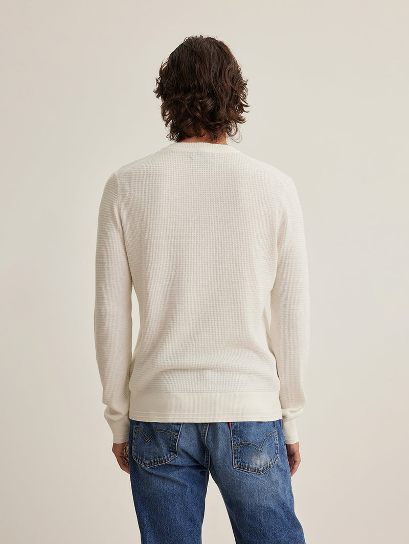 Ace Thermal Sweater - Cream