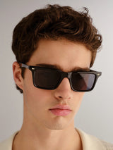 Broski Sunglasses - Black Smoke Mono-LE SPECS-Over the Rainbow