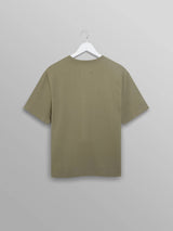 Dean Textured Cotton Tee - Green-Wax London-Over the Rainbow