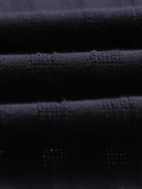 Didcot Shirt - Navy Open Weave-Wax London-Over the Rainbow