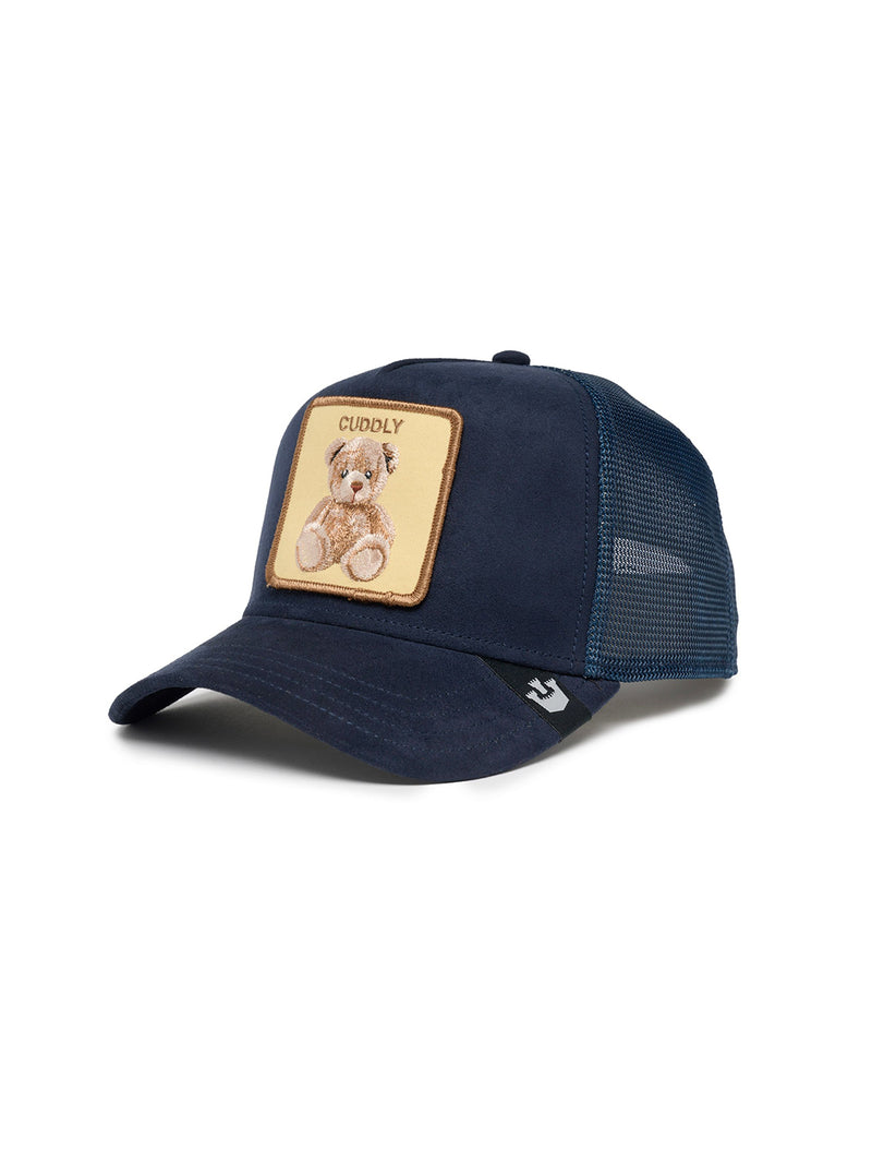 The Cuddly Bear Trucker Hat - Navy-GOORIN BROTHERS-Over the Rainbow