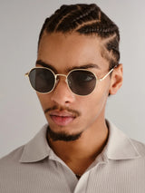 Odyssey Sunglasses - Gold Khaki Mono Polarized-LE SPECS-Over the Rainbow