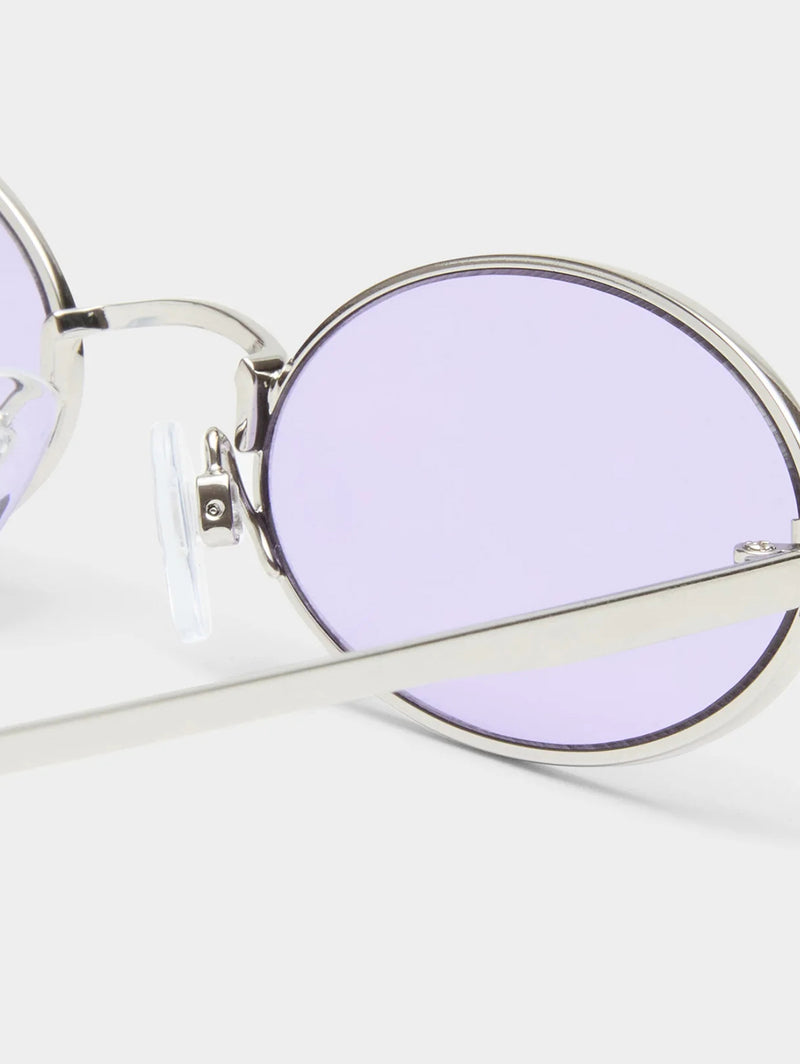 Love Train Sunglasses - Silver-LE SPECS-Over the Rainbow