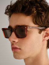 Broski Sunglasses - Toffee Tort Khaki Mono-LE SPECS-Over the Rainbow