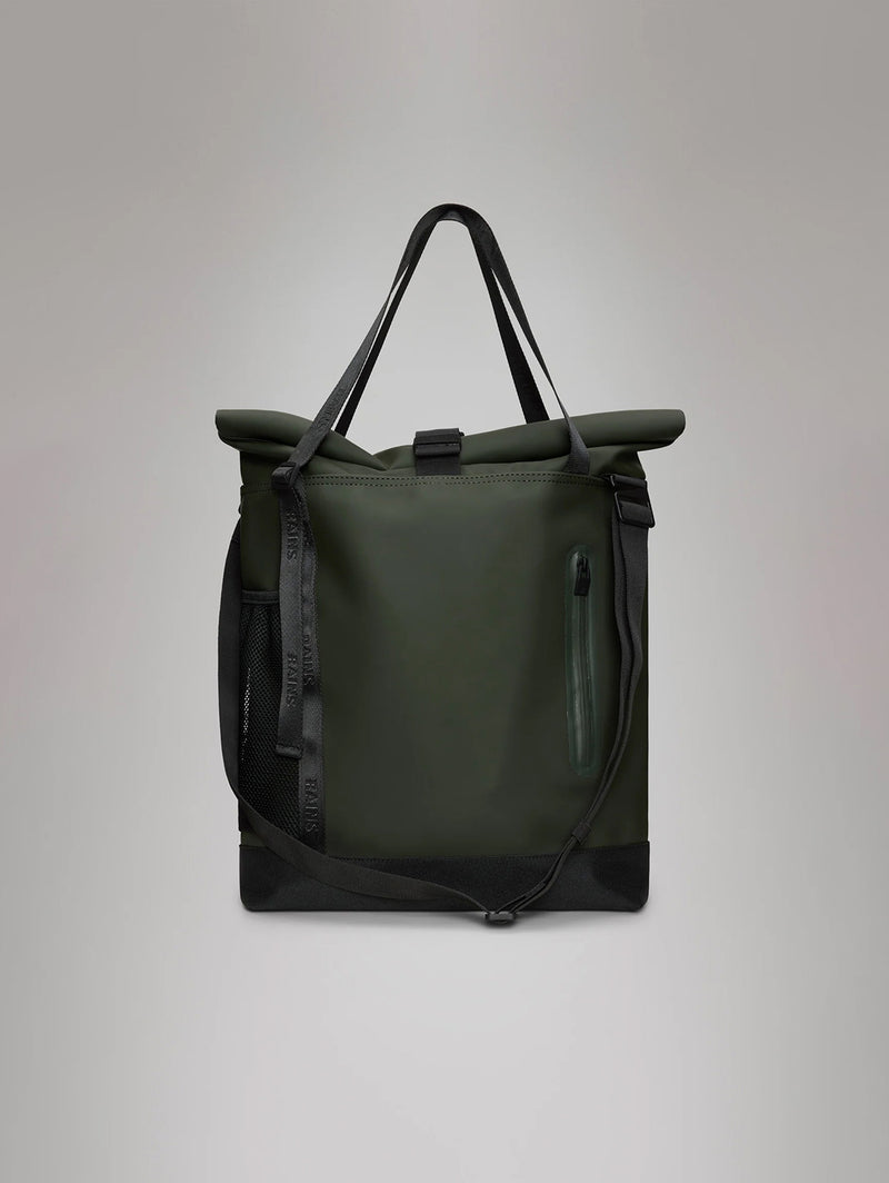 Trail Rolltop Tote Bag - Green-Rains-Over the Rainbow