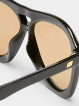 Drizzle Sunglasses - Black Light Brown Mono-LE SPECS-Over the Rainbow