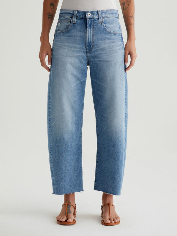 Hattie Barrel Leg Crop Jean- Helios-AG Jeans-Over the Rainbow