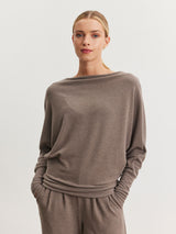 Selmy Kashmir Knit Top - Mocha-Velvet-Over the Rainbow