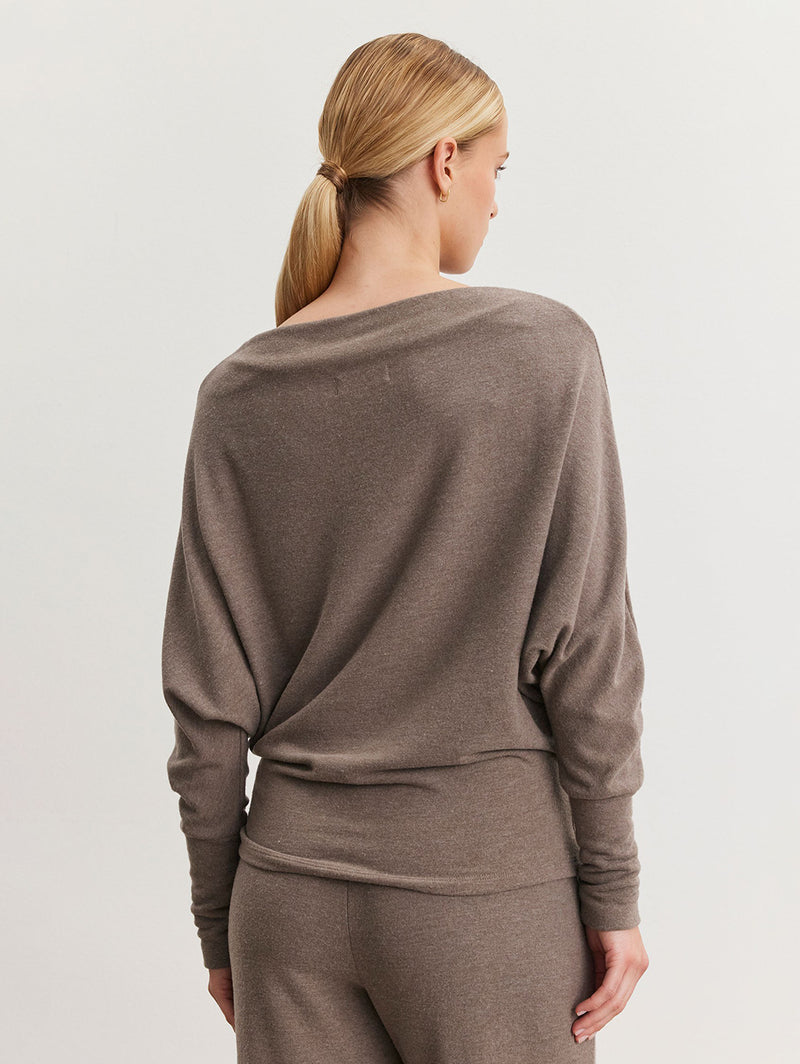 Selmy Kashmir Knit Top - Mocha-Velvet-Over the Rainbow