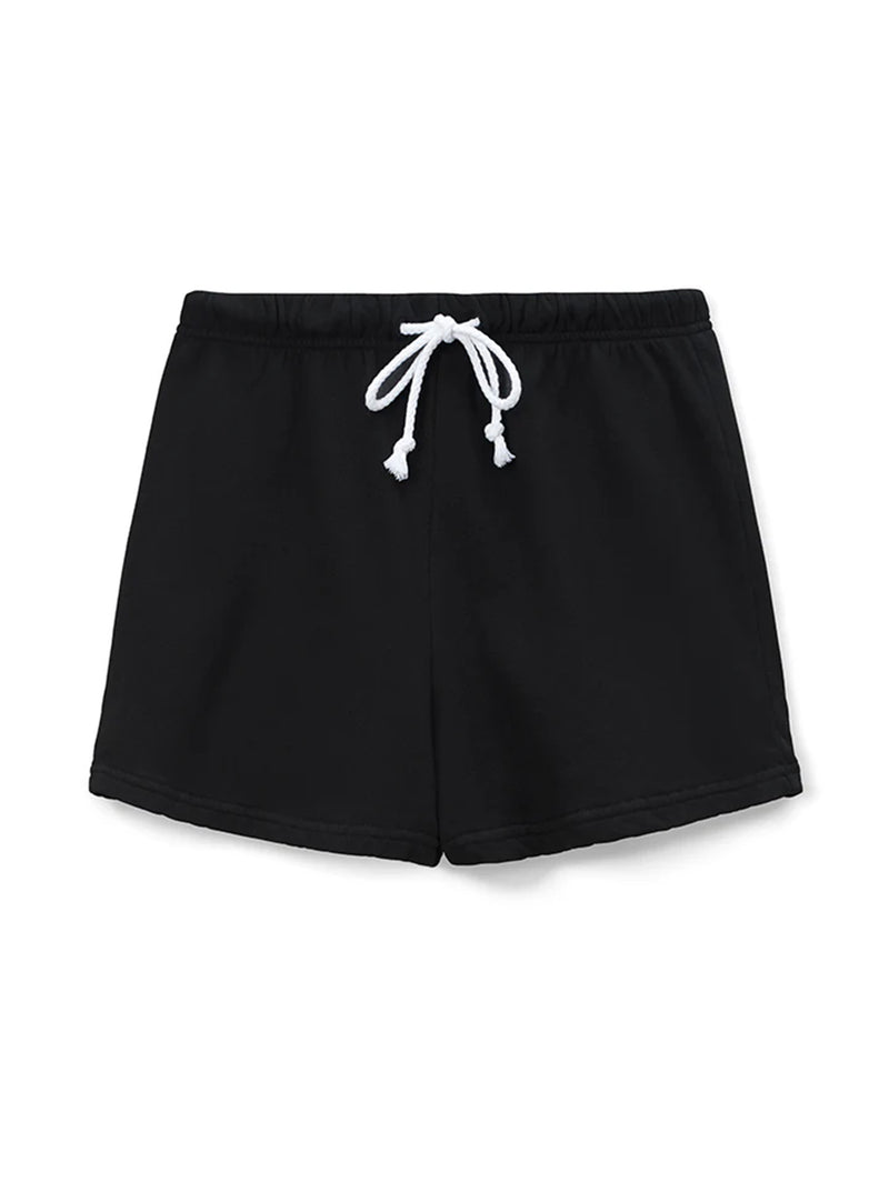 Layla Sweat Short - True Black-PERFECTWHITETEE-Over the Rainbow