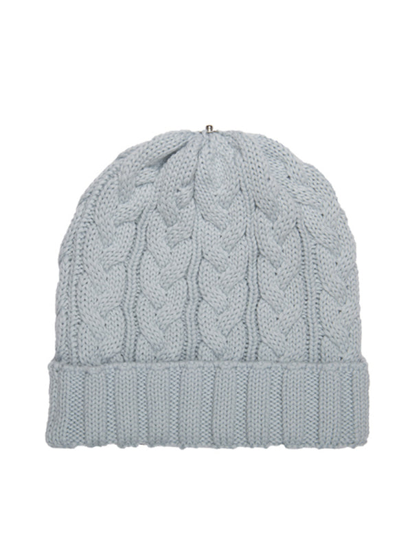 Charlie Cable Knit Hat - Ice-Lindo F-Over the Rainbow