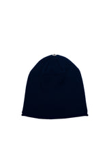 Glossy Knit Hat - Midnight Navy-Lindo F-Over the Rainbow