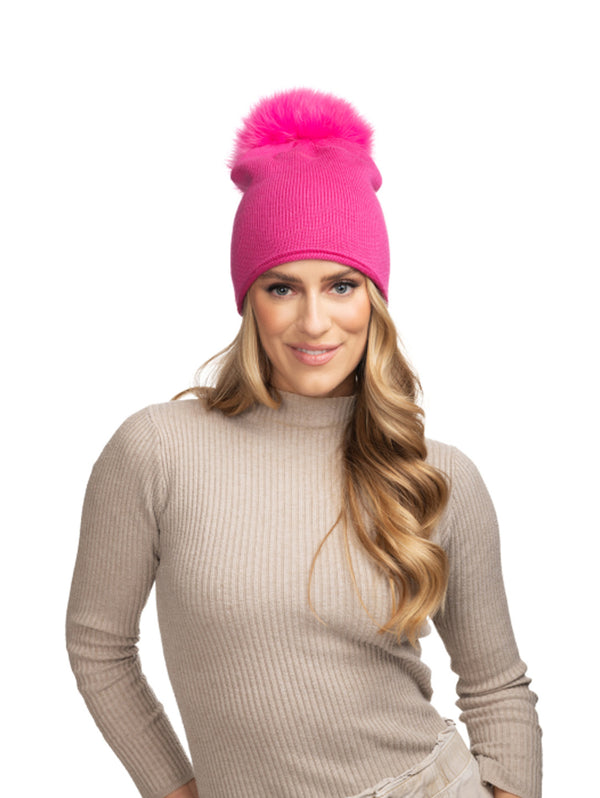 Glossy Knit Hat - Popsicle-Lindo F-Over the Rainbow