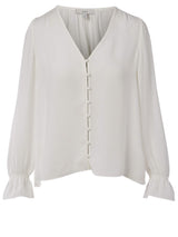 Bolona Silk Shirt - Porcelain