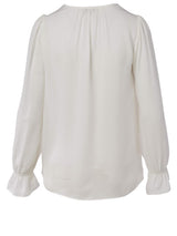 Bolona Silk Shirt - Porcelain