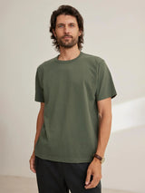 Wells Midweight Tee - Willow-Velvet-Over the Rainbow