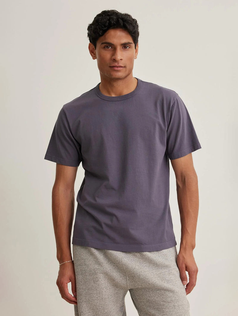 Wells Midweight Tee - Zinc-Velvet-Over the Rainbow