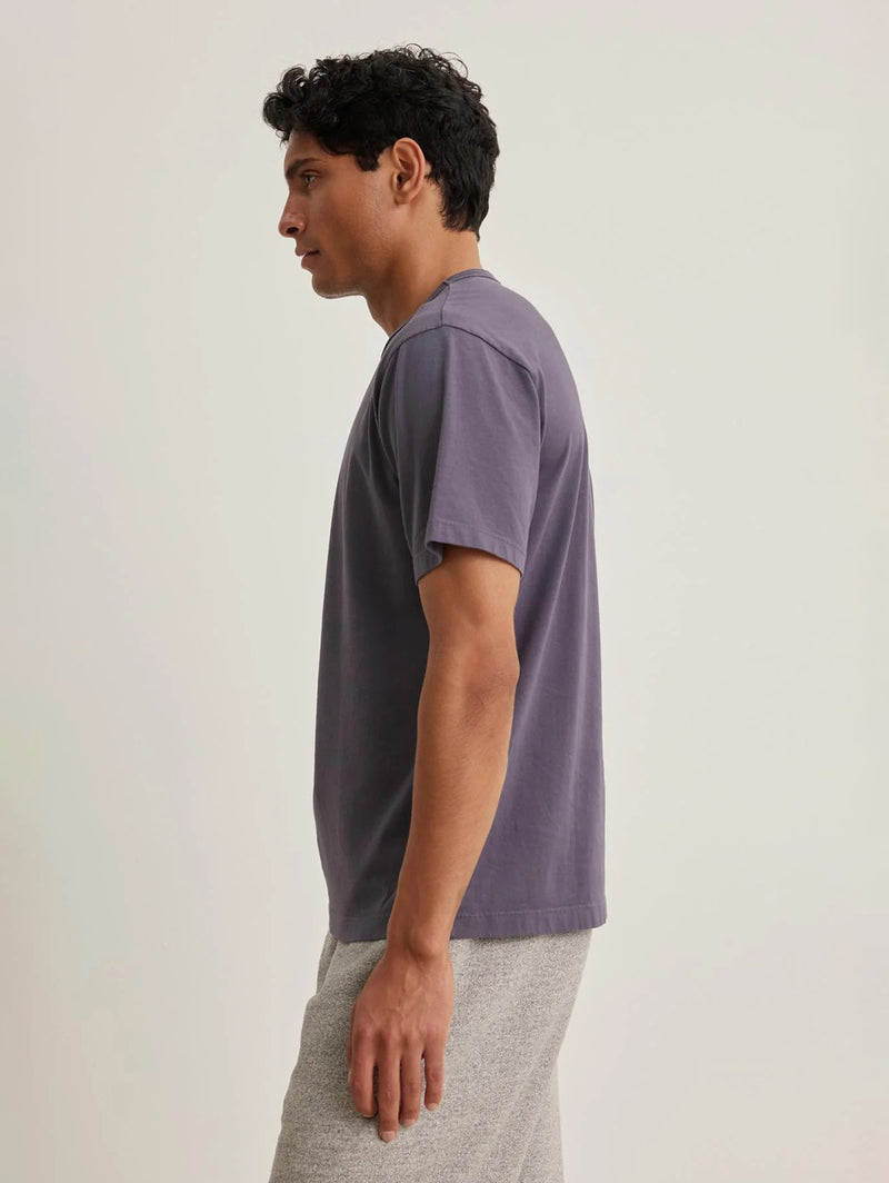 Wells Midweight Tee - Zinc-Velvet-Over the Rainbow