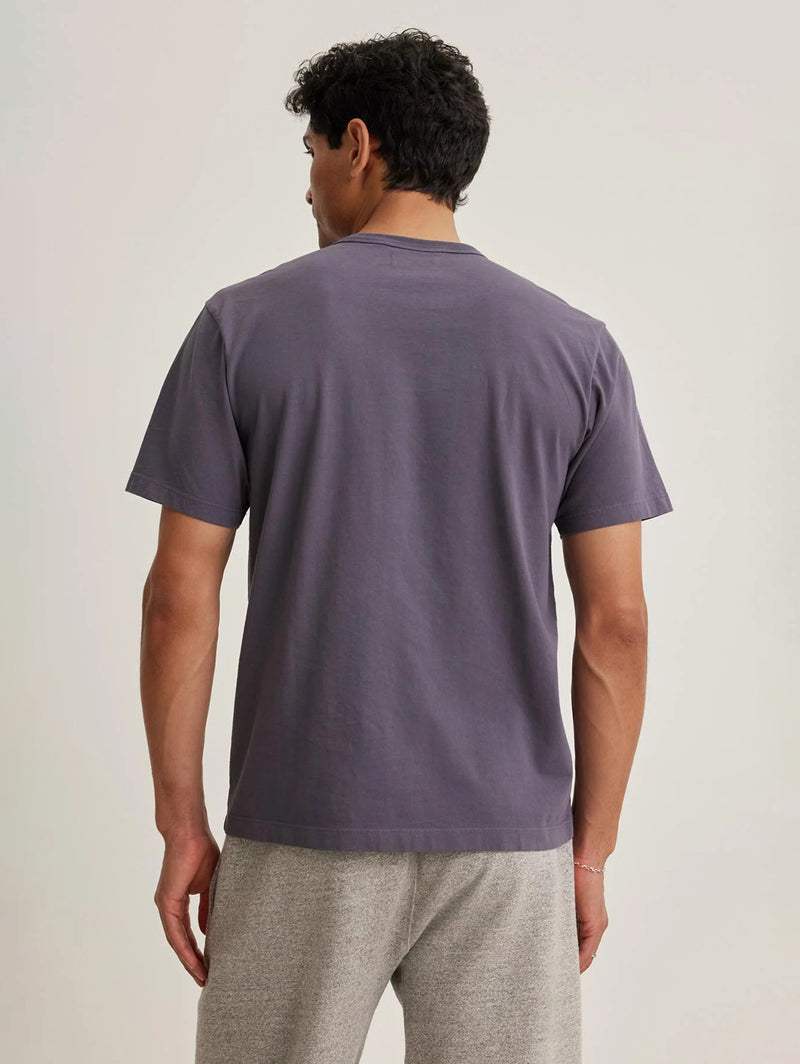 Wells Midweight Tee - Zinc-Velvet-Over the Rainbow