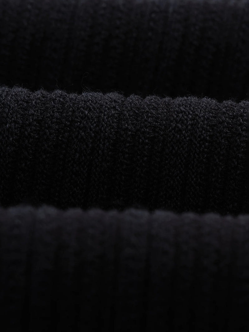 Naples Knit Polo - Midnight-Wax London-Over the Rainbow