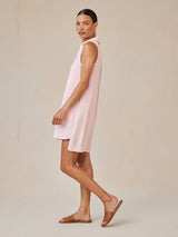 Sleeveless A-Line Dress - Petal Pink-Bella Dahl-Over the Rainbow