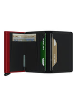 Slimwallet - Matte Black & Red-SECRID WALLET-Over the Rainbow