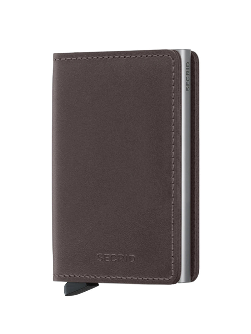 Slimwallet - Original Dark Brown-SECRID WALLET-Over the Rainbow