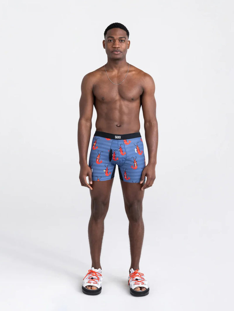 DropTemp Cooling Mesh Boxer Brief - Shrimp Cocktail-SAXX-Over the Rainbow