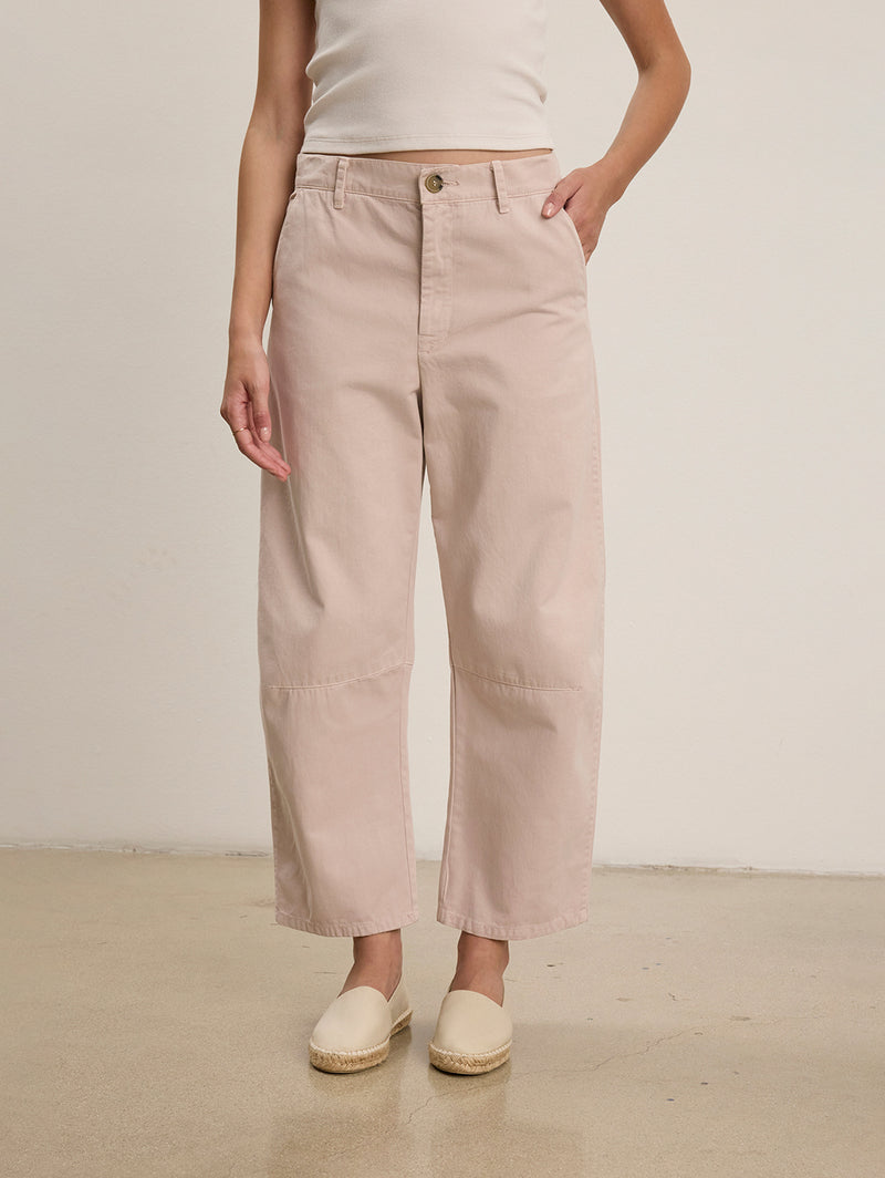 Alexis Pant - Soft Pink-Velvet-Over the Rainbow