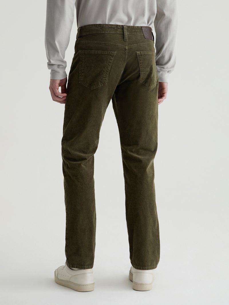 Tellis Modern Corduroy Pant - Sulfur Dried Cedar-AG Jeans-Over the Rainbow