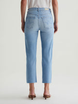 Brinley Mid Rise Straight Crop Jean - Dana Point-AG Jeans-Over the Rainbow